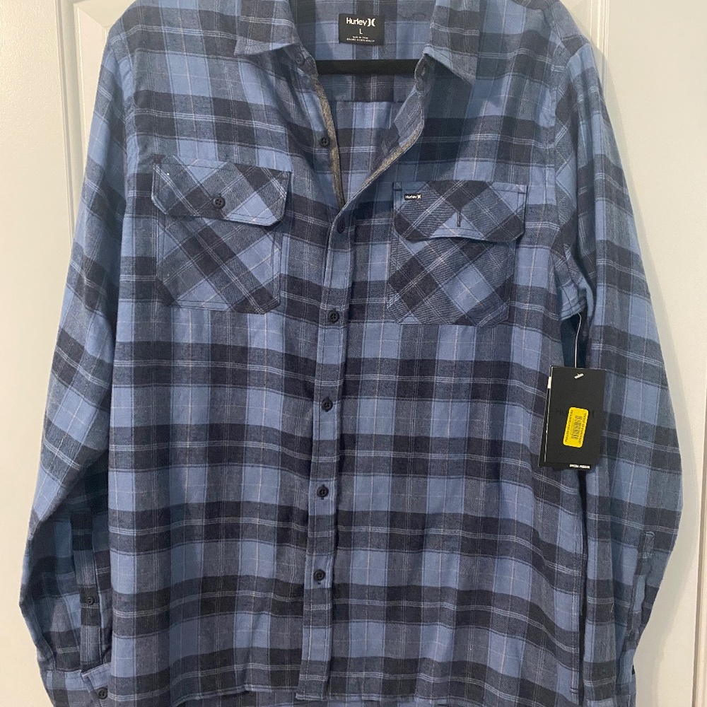 NWT Size L Hurley LS Shirt